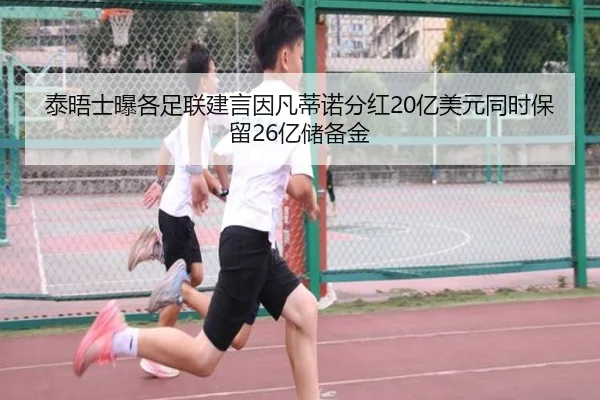 泰晤士曝各足联建言因凡蒂诺分红20亿美元同时保留26亿储备金